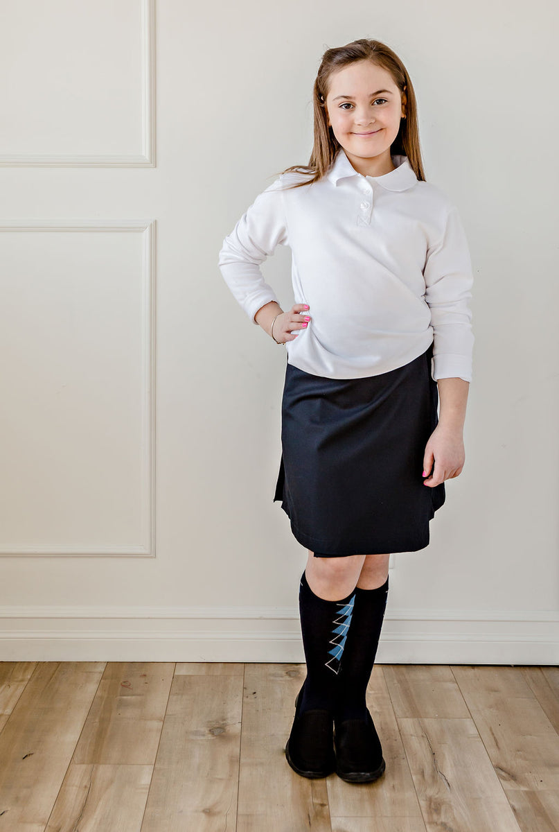 Chaussettes hautes à carreaux enfant - Paquet de 3 – Uniformes HFM