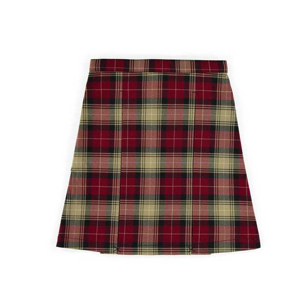 Children's pleated skirt Red / Beige