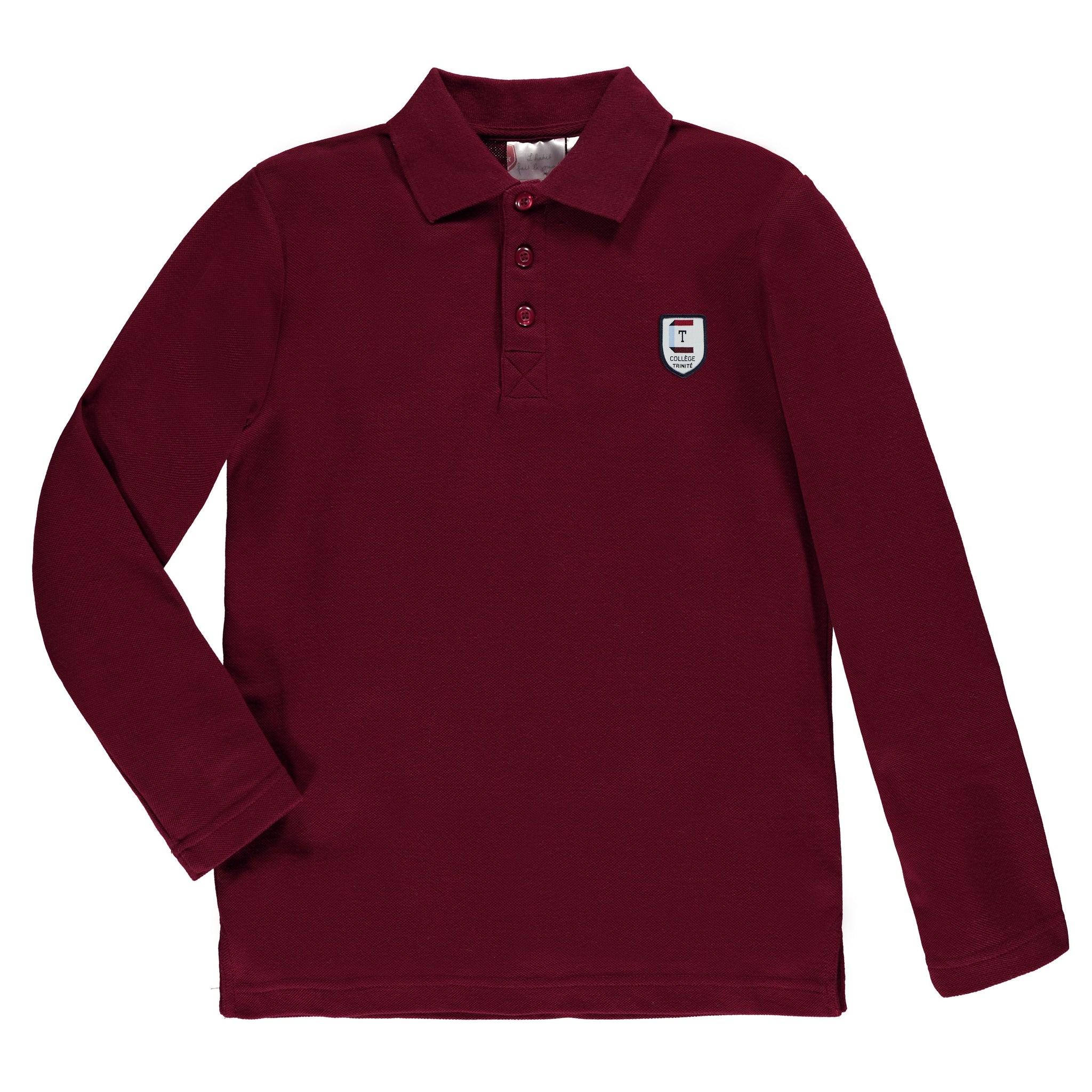 Lacoste boys long outlet sleeve polo