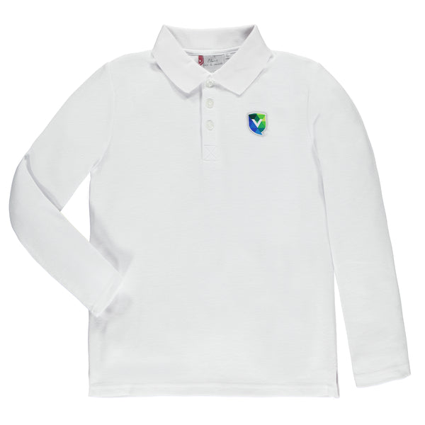 Junior long sleeve polo shirt