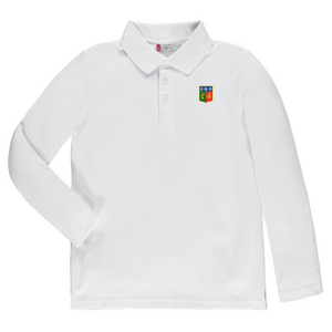 Polo à manches longues junior Blanc