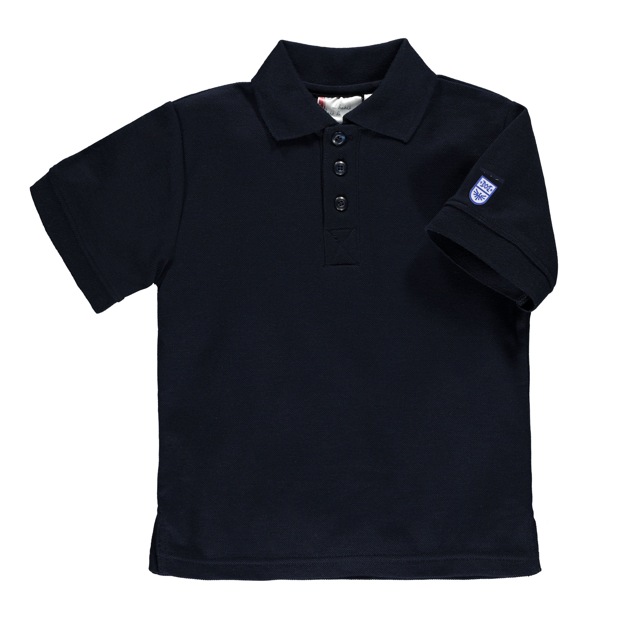 Polo marine à manches courtes enfant - CSM101E