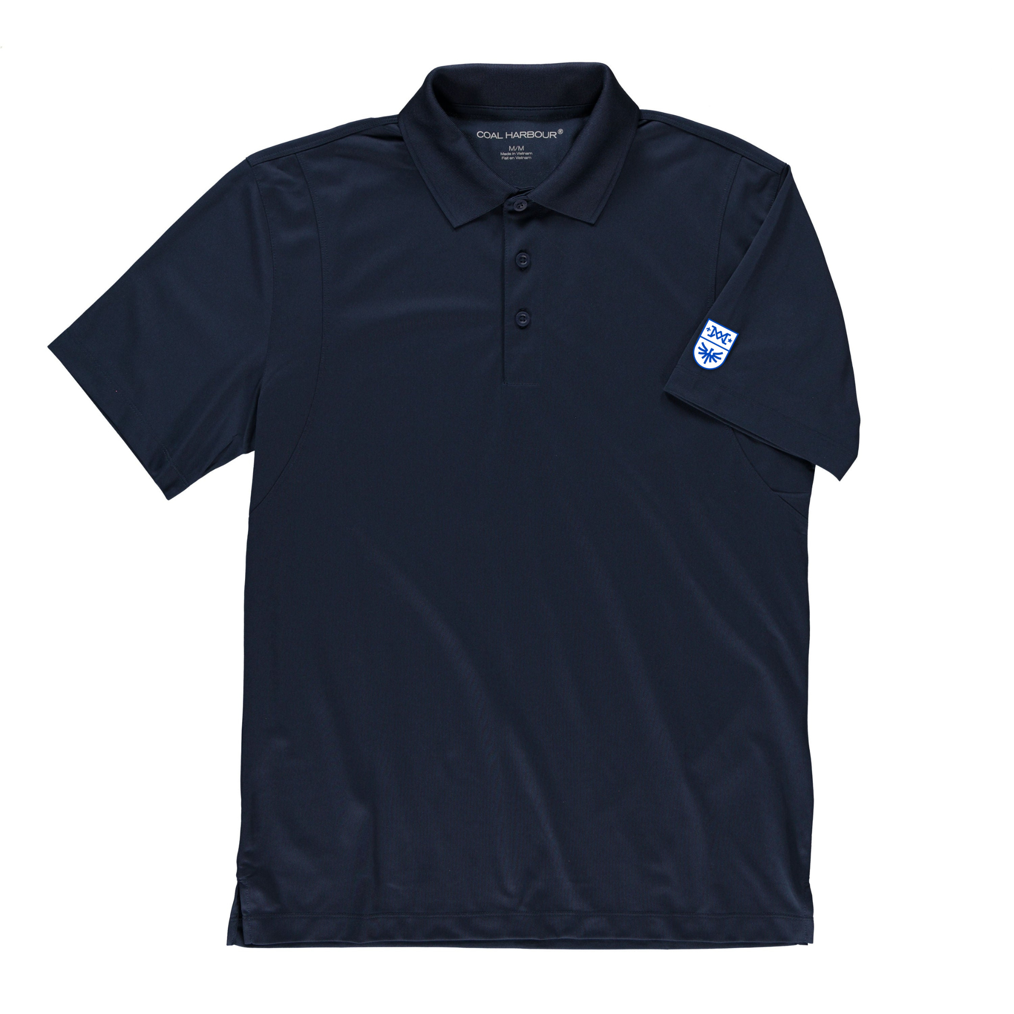 Navy blue dri fit polo shirt best sale