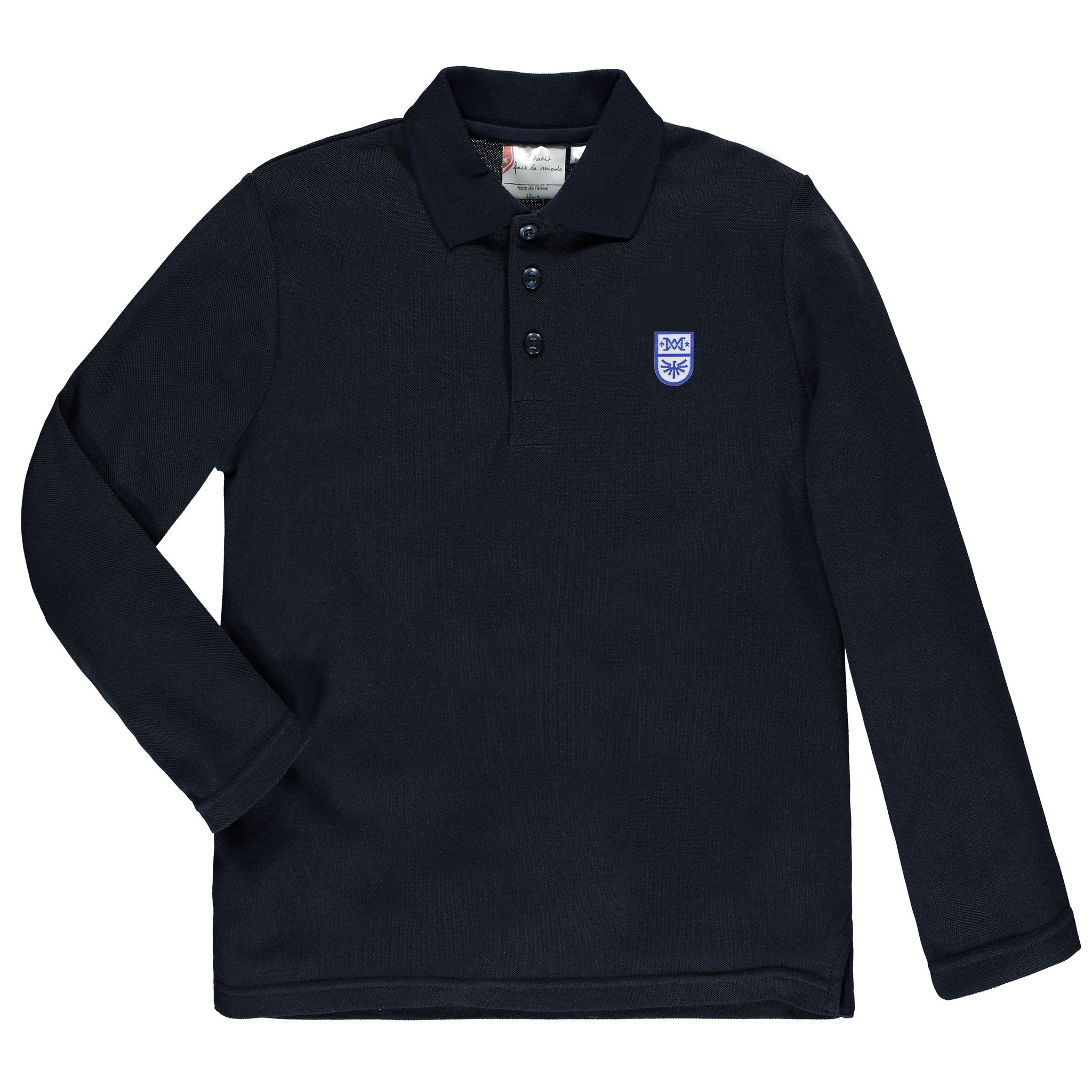 Polo à manches longues enfant