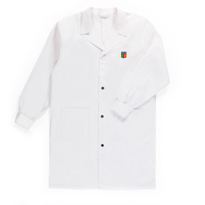 White cotton lab coat outlet